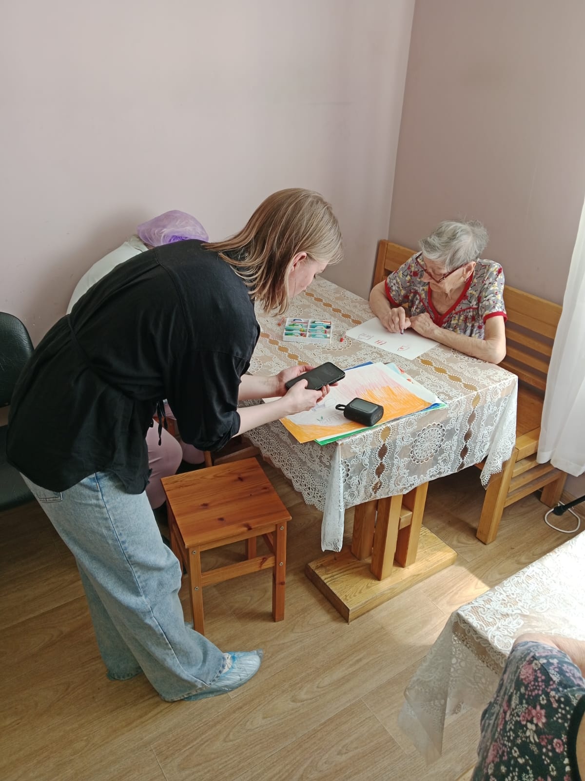 Снова в гостях у жителей 